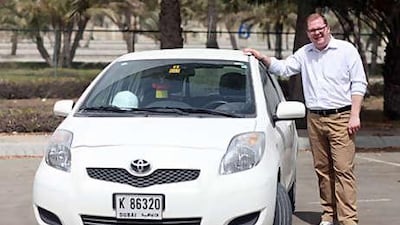 Marco Kleiner is renting a Yaris, but is starting to look at buying a Volkswagen, BMW or an SUV.