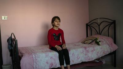 Habiba, 9, sits on her bed during an interlude in confrontations between Palestinian protesters and Israeli forces, at Azzeh refugee camp in Bethlehem, West Bank. Living under constant stress has caused Habiba to develop severe anxiety and sleeping disorder. Getty Images