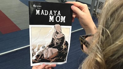 Madaya Mom is available online for free on the ABC News website. Drawings were done by a croatian Marvel artist named Dalibor Talajic. Thomas Urbain / AFP