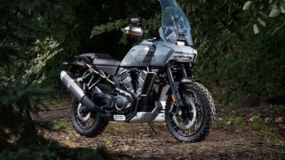 The Harley-Davidson Pan America, another of the new 'middleweight' models announced by the American bikemaker. Harley-Davidson