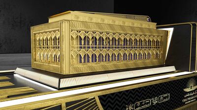 3D model of pharaoh's car designed by Mohamed Attia, the production designer behind Egypt’s Pharaohs Golden Parade. Courtesy Mohamed Attia