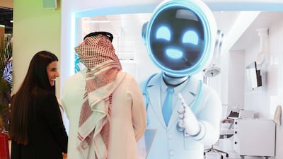 The World Health Expo is taking place at Dubai Exhibition Centre in Expo City. Chris Whiteoak / The National