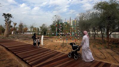 Al Noor Island, a new tourist attraction in Sharjah, drew 28,000 visitors within a month of opening. Satish Kumar / The National