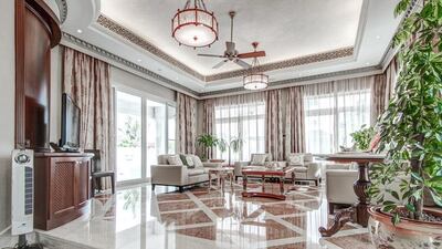 It's a fully furnished, six-bedroom, 24,000 sq ft mansion with 18,000 sq ft of built up area. Courtesy Luxhabitat
