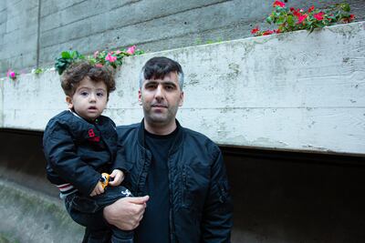 Omran says he wants to finish his university degree and get a job and be a 'big man' for his son, Mohammed.