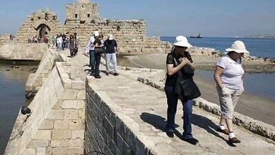 Lebanon has high hopes for tourism, but many Arabs have given the country a miss this year. Above, a view of Sidon. Ali Hashisho / Reuters