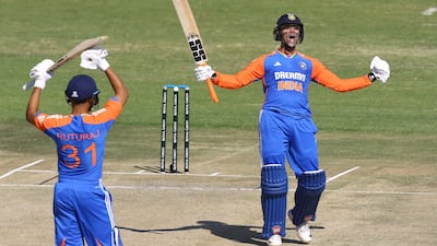 Abhishek Sharma's century helped India post 234-2 against Zimbabwe in the second T20. AFP