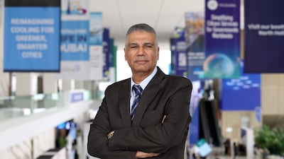 Ismail Kamal, governor of Aswan in Egypt, at the Asia Pacific Cities Summit and Mayors’ Forum in Dubai. Chris Whiteoak / The National