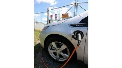 The Volt's charge can last for up to 80km.