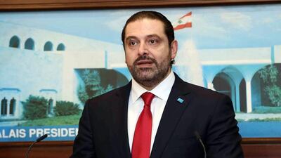 Lebanese prime minister Saad Hariri. Dalati Nohra / EPA