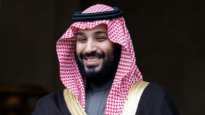 Saudi Crown Prince Mohammed bin Salman in Paris, France. AP