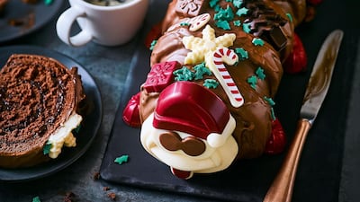 M&S's Christmas Colin make a return this year, adorned with presents, candy canes and sprinkles. Courtesy Marks and Spencer