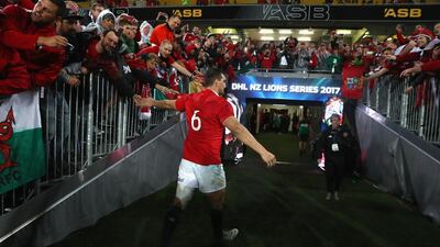 Warburton walks down the tunnel after the draw the final test 15-15 and tie the series during the Test match between the New Zealand All Blacks and the British & Irish Lions. Getty Images