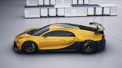 Bugatti Chirons have a Dh11 million entry point. Courtesy Bugatti