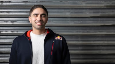 Jordanian driver Shaker Jweihan competes in the Middle East Rally Championship. Red Bull