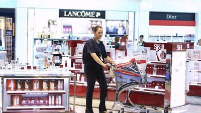 Dubai Duty Free revenues were up for 2013. Sarah Dea / The National