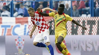 Luke Modric in action with Croatia on Saturday night in a friendly win over Mali. Antonio Bronic / Reuters / May 31, 2014