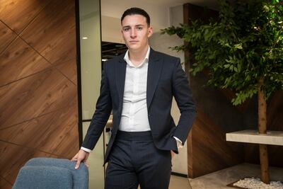 Blake Runciman, a commercial real estate broker, works on a commission-only basis. Antonie Robertson / The National