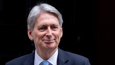 Former British Chancellor of the Exchequer Philip Hammond. EPA