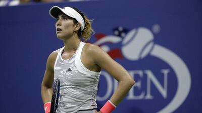 Garbine Muguruza has been eliminated from the US Open, losing in the second round to Anastasija Sevastova. Julio Cortez / AP Photo