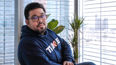 Gaurav Biswas, co-founder and chief executive of Trukker. Victor Besa / The National