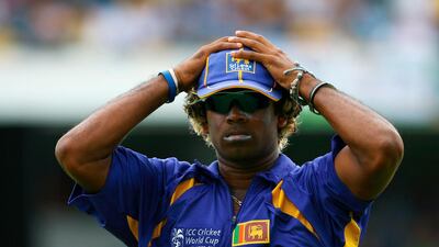 Lasith Malinga was among many Sri Lankan bowlers to struggle in the 2007 World Cup final. Getty