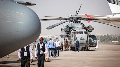 The biennial Bahrain International Airshow is held at Sakhir Air Base. Getty Images