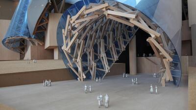 A scale model of the Guggenheim from 2010. Galen Clarke/The National