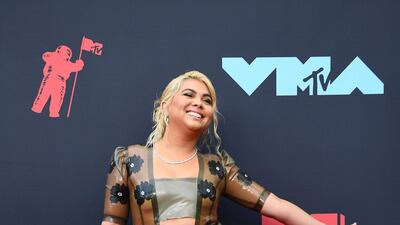 Hayley Kiyoko arrives at the MTV Video Music Awards on Monday, August 26. AFP