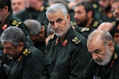 Qassem Suleimani led the Quds Force before he was killed. AP