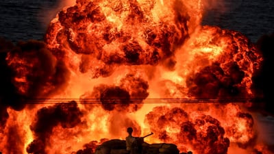 A handout photo made available by the Iran's Revolutionary Guard Corps (IRGC) official website shows the Islamic Revolutionary Guard Corps (IRGC) taking part in military exercises in three provinces around the Bushehr nuclear power plant, in southern of Iran. The military exercise is coming following Iran and Israel tension over nuclear talks in Vienna. EPA