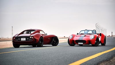 The cars are deliberately stripped of advanced features and wrapped in a fibreglass and carbon fibre composite body weighing just 810 kilograms. Courtesy Jannarelly Automotive