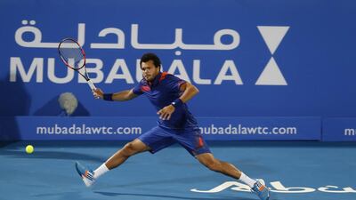 Jo-Wilfried Tsonga will be competing at his fifth Mubadala World Tennis Championship in December. Courtesy Mubadala World Tennis Championship