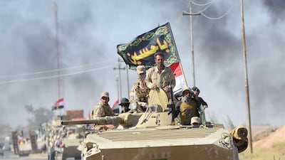 Iraqi army rides to almost certain victory in Hawija, Iraq on October 4, 2017. Reuters