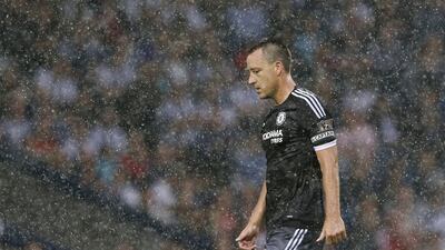Chelsea's John Terry shown on Sunday as he came off the pitch following a red card against West Bromwich Albion. Carl Recine / Action Images / Reuters