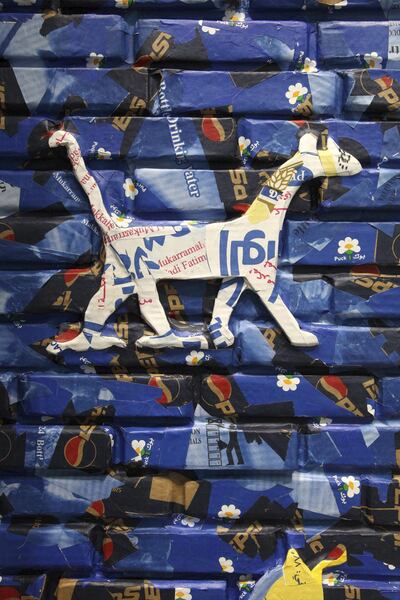 Michael Rakowitz, May the Arrogant Not Prevail, 2010. Collection Museum of Contemporary Art Chicago, gift of Marshall Field’s by exchange. Image courtesy of the artist and Rhona Hoffman Gallery.