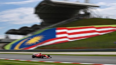 Kimi Raikkonen set the pace in the Malaysian GP final practice. Clive Mason / Getty Images