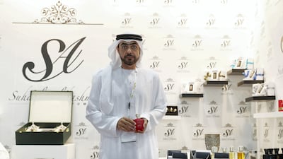 Suhail Al Hashmi, chairman of the Suhail Al Hashmi perfumes, will give a workshop on Gulf perfumes at Adihex on Friday. Pawan Singh / The National