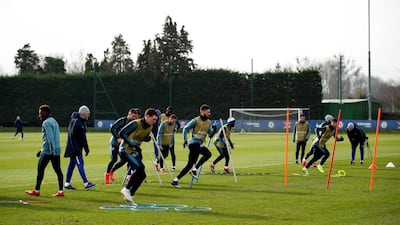 Chelsea Training - Cobham Training Centre, Stoke D'Abernon, Cobham, Britain. Reuters