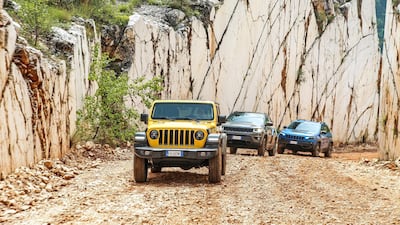 The cars move through a track between two walls of marble. Marco De Ponti