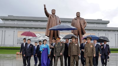 Mr Shoigu's visit also comes against the backdrop of rising tension between the US and Russia over the Ukraine war. AFP