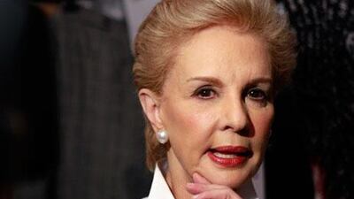 Designer Carolina Herrera.