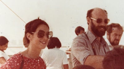 Tim and Gay Charlton. Mr Charlton is the school's founding headmaster. Courtesy Dubai College