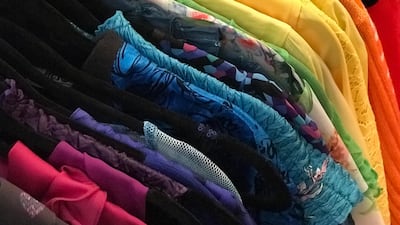 The sales rack at The Clothes Library. Courtesy Sarah Freeman