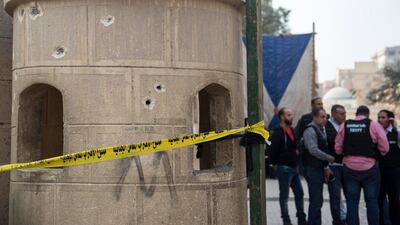 Gunmen killed at least nine people including three police in an attack on a Coptic Christian church south of Cairo on Friday, medical and security sources said. Mohamed Hossam / EPA