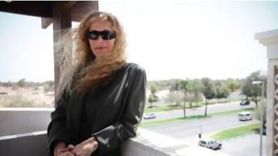 April 25, 2013, Dubai, UAE: Seen here, inside of Cafe Arabia, is Michelle NIckelson. Ms. Nickelson is the Managing Director of MENA CineFinance. She is currently working on a project which will, hopefully, be the region's first film production that will mix local talent with their hollywood counterparts. Lee Hoagland/The National