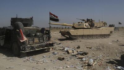 Iraqi forces prepare for an offensive into Fallujah on June 3, 2016. Khalid Mohammed/AP Photo