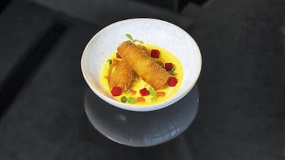 Dahi ke kebab at Kinara by Vikas Khanna. Courtesy JA Resorts & Hotels