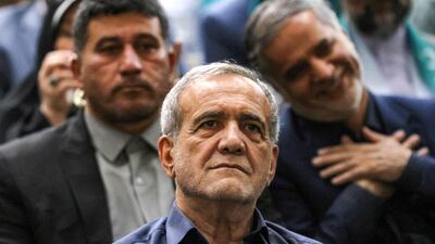 Masoud Pezeshkian pledged to bring about reforms after he won the presidential election. AFP