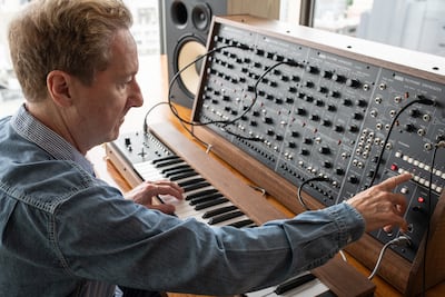 Working from his Tokyo studio, Nick Wood combines live recordings of instruments and everyday objects. Photo: Norico Wood